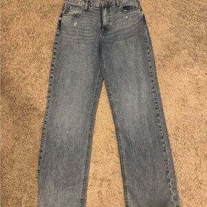 Lucky Brand Blue Denim Jeans High Rise Wide Leg